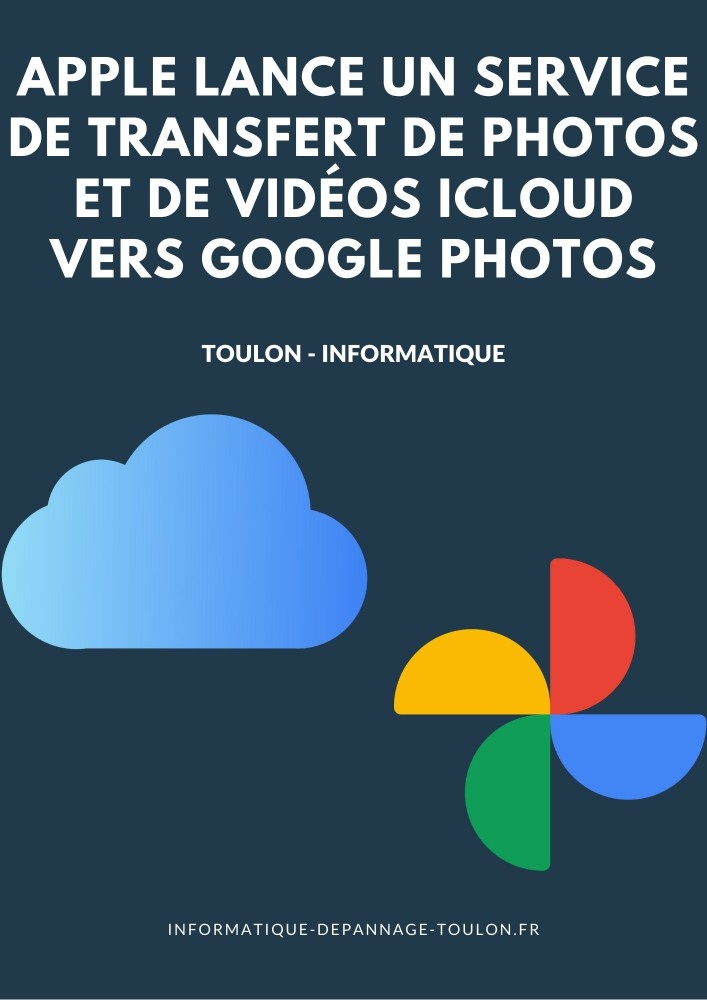 Apple lance un service de transfert de photos et de vidéos iCloud vers Google Photos