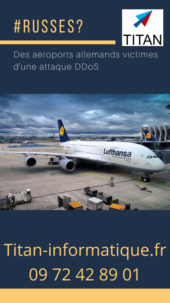 Des aéroports allemands victimes d'une attaque DDoS